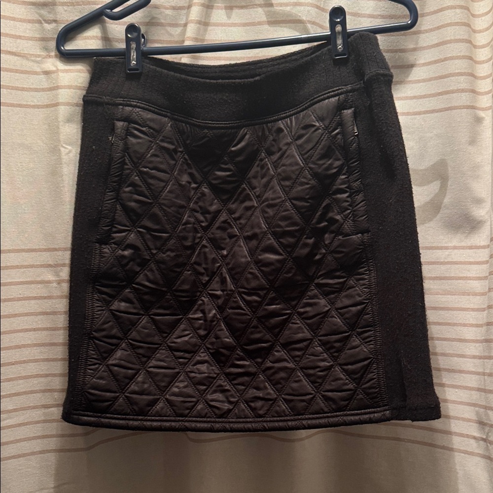 Prana Quilted Dark Skirt